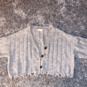 Altard state long sleeve fringe cardigan